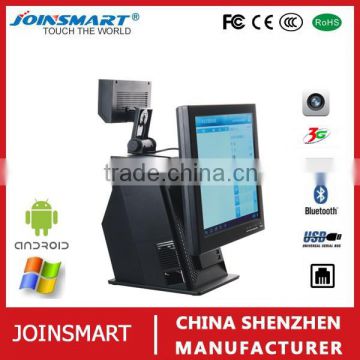 POS Terminal System touch screen cash terminal wifi, BT,GPRS