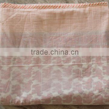 Vintage Baby Dohar handmade cotton Bed Cover or Blanket Indian