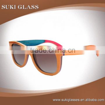 High quality handcrafted sunglasses wood cat eye glasses