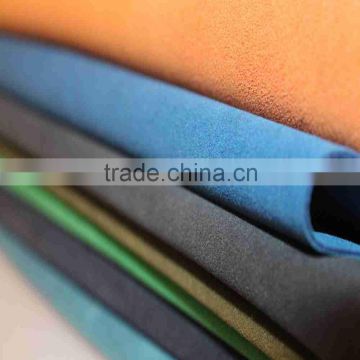 Double face flocking leather for leather shoe handbag leather fabric synthetic leather