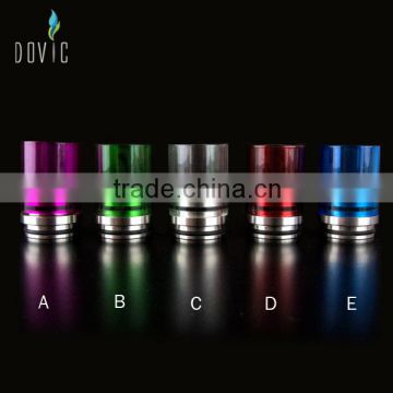 5 colors fast delivery 510 glass drip tips with free sample
