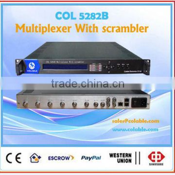 COL5282B CAS system multiplexer video scrambler asi and ip output