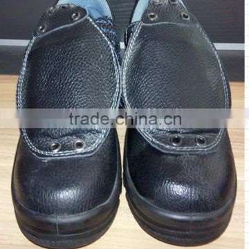PU/RUBBER SOLE SAFETY SHOES WITH STEEL TOE CAP AND STEEL PLATE WORK SECURITY SHOES MEN SHOES WITH OVERCUP
