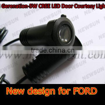 Hot sale led courtesy light 10w 12v led door lights with car logo,led welcome lamp for ford waterproof ip67