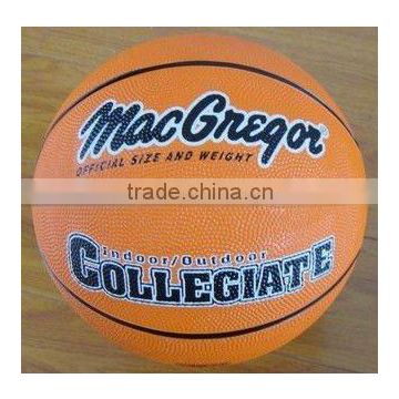 Size 7 Natural rubber Basketball