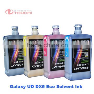 Excellent printing galaxy dx5 eco solvent ink