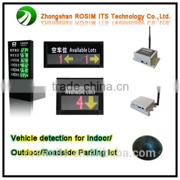 Advanced Wireless Magnetic Optical Parking Space Indicator for outside parking