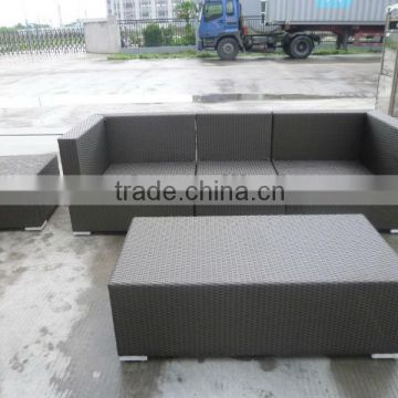Luxury Outdoor Design Rattan Couch with Cushion End Table CF757