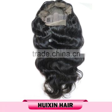 Top quality high density virgin human hair brazilian body wave hair full lace human hair wig