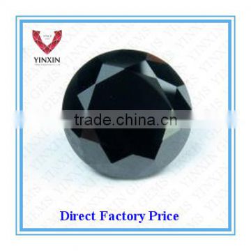AAA Black Synthetic Cubic Zirconia Round Shape 6.00mm CZ
