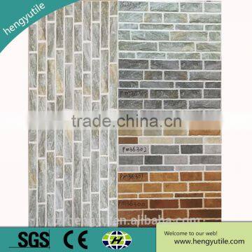 rustic 3D digital exterior 300x600mm wall tiles