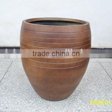 garden urn planter wholesale fiberglass round pots for garden use