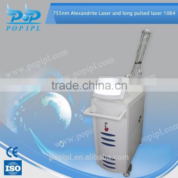755 alexandrite laser long pulse laser machine china manufacturer beijing popipl pop-al6