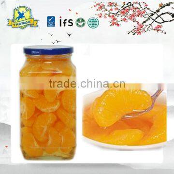 High quality canned mandarin orange in light syrup