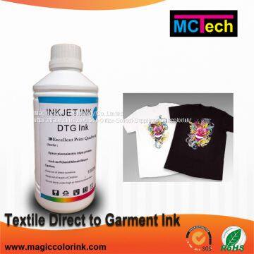 CMYK White textile pigment ink for roland xf 640