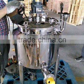 Stainless steel food grade 100l mixing tank with mixer