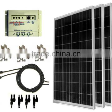 100 watt solar panel complete kit