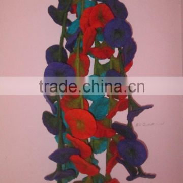 High Quality Handmade Wool Felt Decorative Garland /Wool Flower/ Artificial Flower /Tulip
