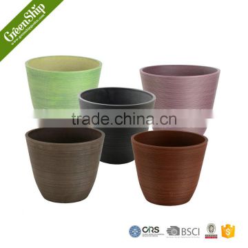 Decorative Garden Pots Wholesale From Greenship/ Environmental Friendly outdoor Plant pots