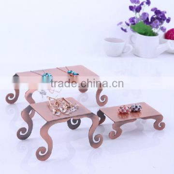 Copper Plating Iron Jewelry Display Stand