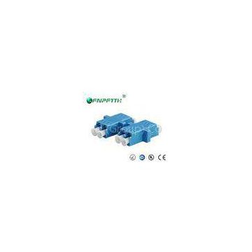 Blue LC Fiber Optic Adapter bulkhead connector for FTTH Fiber To The Home
