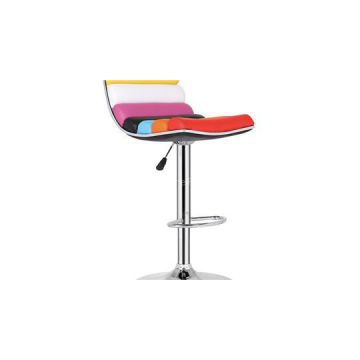 Colorful Leather Bar Stool