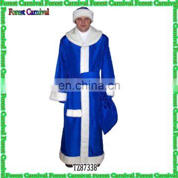 TZ-87338 China Wholesale Christmas costumes Santa Claus costume for Adult and Child