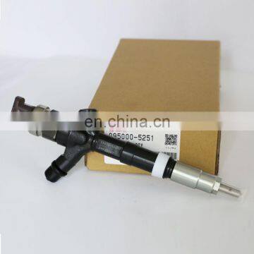 original common rail injector 095000-5250 095000-5251 for 1KD-FTV original injector 23670-30070