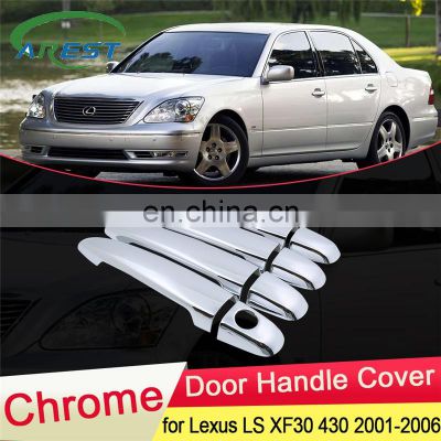 for Lexus LS XF30 430 2001 2002 2003 2004 2005 2006 Luxuriou Chrome Door Handle Cover Catch Trim Set Car Styling Accessories ABS