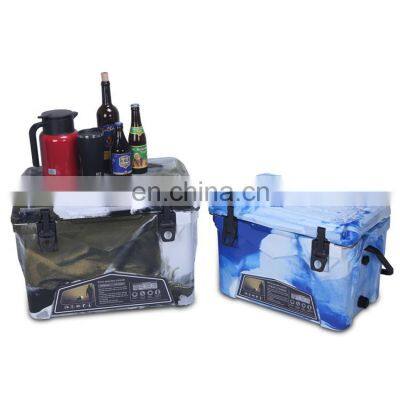 Rotomolding LLDPE hard cooler box 20QT portable cooler box outdoor activities