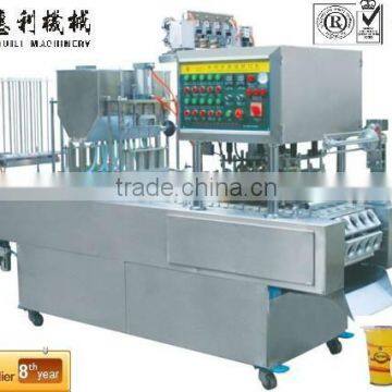 milk cups filling and sealing machine