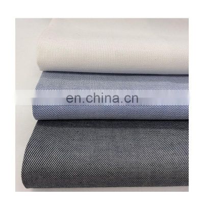 coated yarn dyed sateen recycled plain 100 cotton material oxford  clothing textile woven fabric for pants