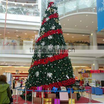 Hot sale giant tower christmas tree for shopping centre