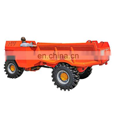 New Designed FCD60 China Hydraulic Truck Dumper 5ton 6 ton 8ton 10ton wheel drive Carrier Mini Dumper Loading Capacity