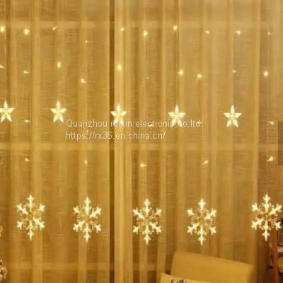 hot selling Plastic curtain light, Crystal Christmas Led String Light for party decor