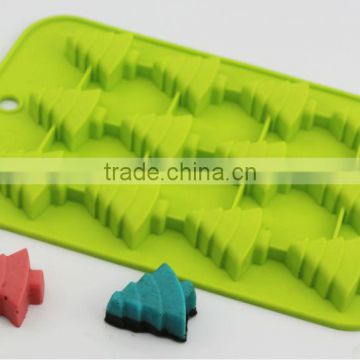 High Heat Resistance tree shape silicone cake mould