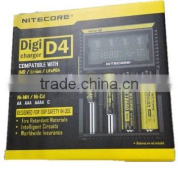 Best selling nitecore d4 lead acid battery portable battery charger in china