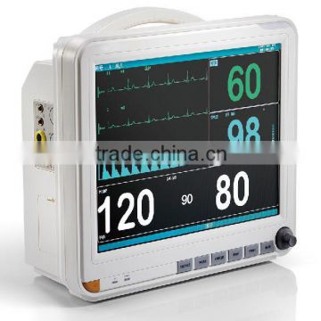 2016 New 15 inch Touch Screen High Performance Multi Parameter Patient Monitor