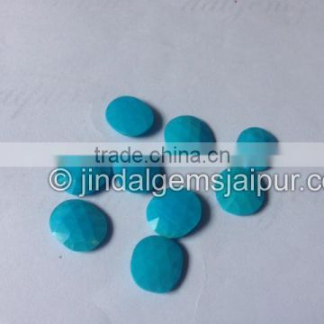 Turquoise Rose Cut Flat Slices 10 To 15 MM Wholesale