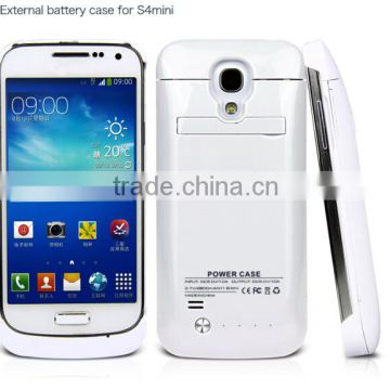 Hot sell external power battery case for Samsung galaxy S4 mini 2800mAh