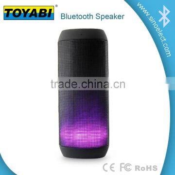 Stereo wireless Bluetooth Speaker with Microphone wireless speaker with LED light FM radio BT speaker