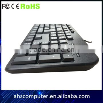 Good quality best price desktop wired USB PS2 standard computer keyboard for import