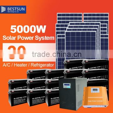 BESTSUN 5000w portable solar system mobile home solar power system