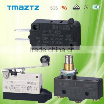 miniature micro switch 5A 250VAC 3A 125V