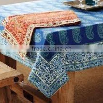 Indian Wood Block Print Designer Mat Set Supplier in india