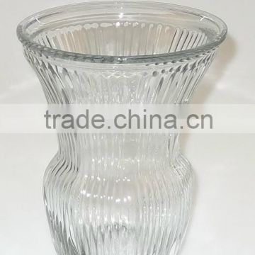 HP260 clear glass vase