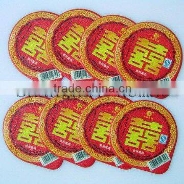 Shanghai Kemao Aluminium foil lids for yogurt