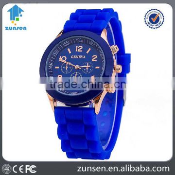 Promotion 2016 High Quality Cheap Women Silicone Watch Fashion Casual luxury Wristwatch Women Quartz Watches Geneva Dress Watch