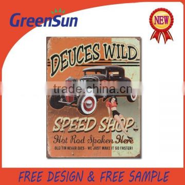 Free Sample Available Car Logo Metal Plate