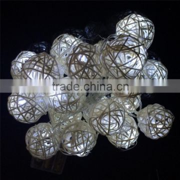 indoor for wedding christmas holiday party decoration cane ball bettery solar led string light